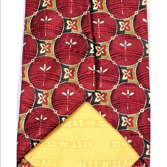 ❌SOLD❌ Robert Talbott Tie Best of Class Mens Red - Picture 7 of 8